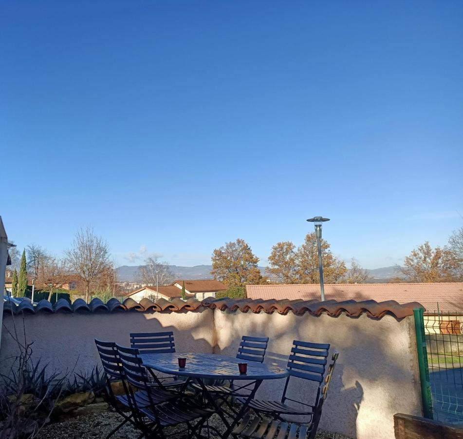 Studio de Jardin: Beaujolais View with EV Charging Montmerle-sur-Saone Exterior photo